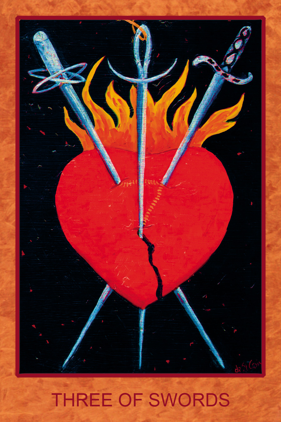 Image result for 3 of swords tarot st. croix