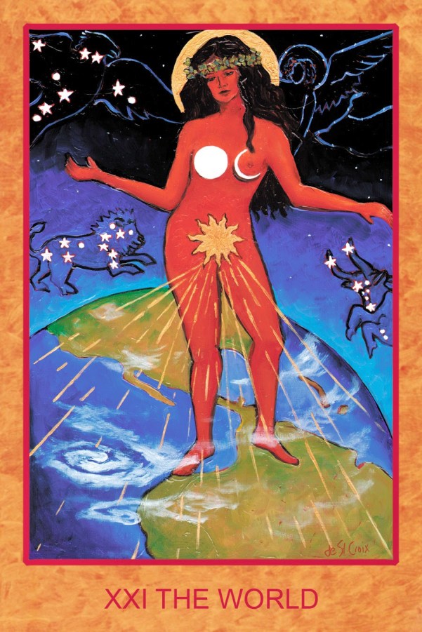 Image result for the world tarot st croix